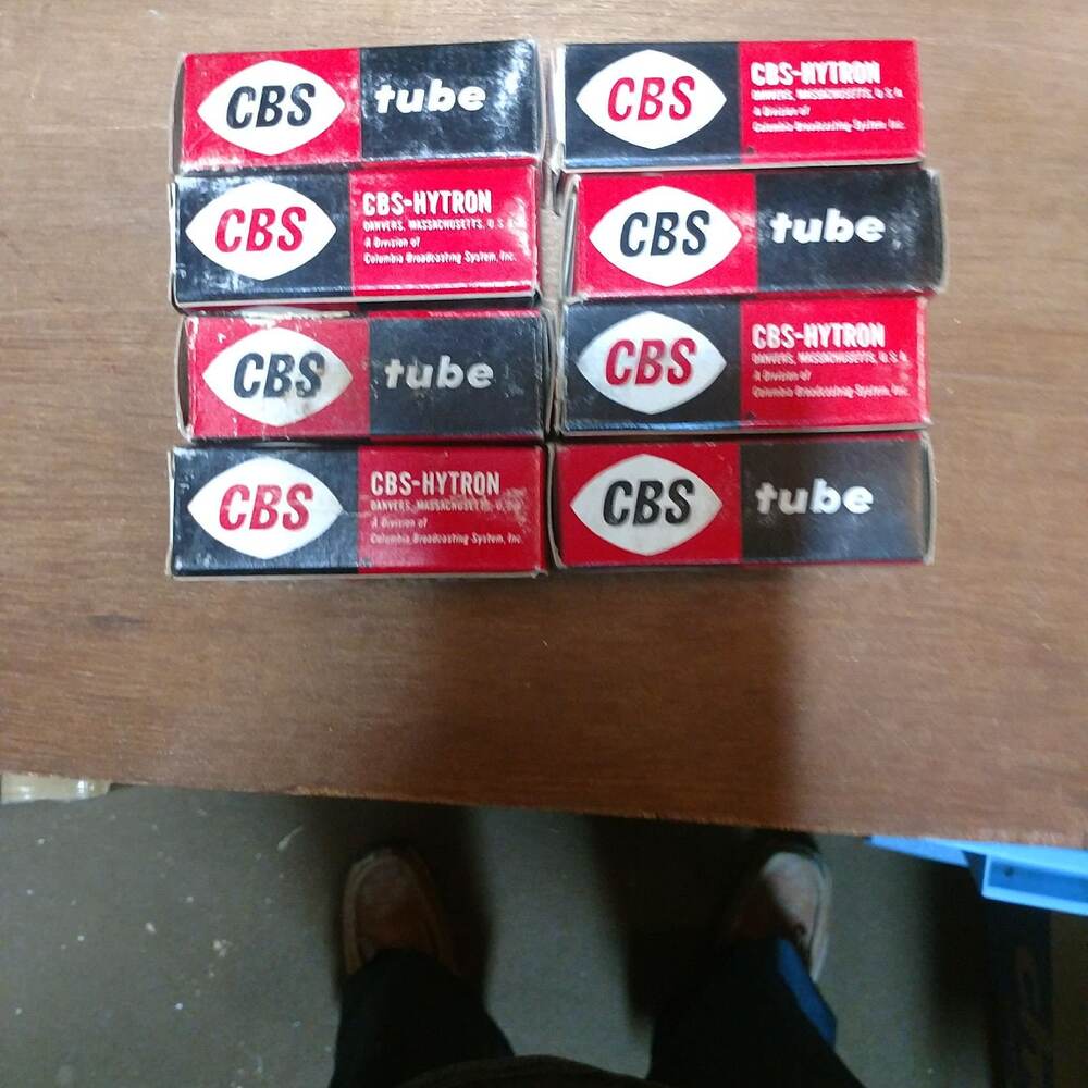 Cbs hytron 17ax4gt vacuum tube new in box